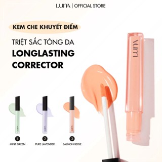   LIVE  Kem che khuyết điểm Luna LongLasting Corrector hiệu chỉnh làn da thâm quầng mụn đỏ 7.5g 