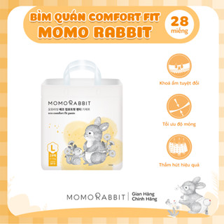 Bỉm quần mông to Momo Rabbit - Size L - 28 pcs - 9-14kg