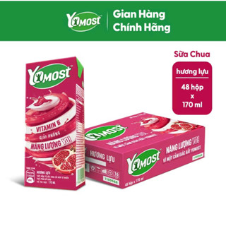 Sữa chua Yomost vị lựu, chua ngọt thơm ngon x170ml