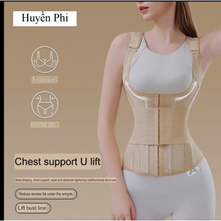 Đai Thon Eo Tạo Form Dáng Chuẩn Hai Dây Kéo Nâng Đỡ Bụng Giảm Mỡ Phục Hồi Dáng Lưng Thẳng Eo Nhỏ Gọn Gàng