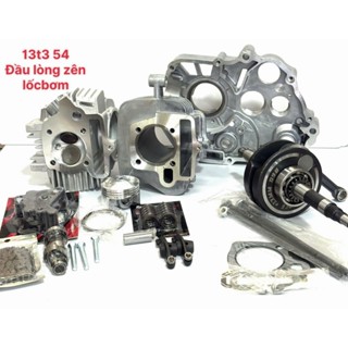  COMBO Đầu Lòng 54 56 Dên 13t3 Cam cò trượt DREAM WAVE100 Si50 EX50 A100 RS100 S100   hệ máy 4 ốc xe 2 NỒI   