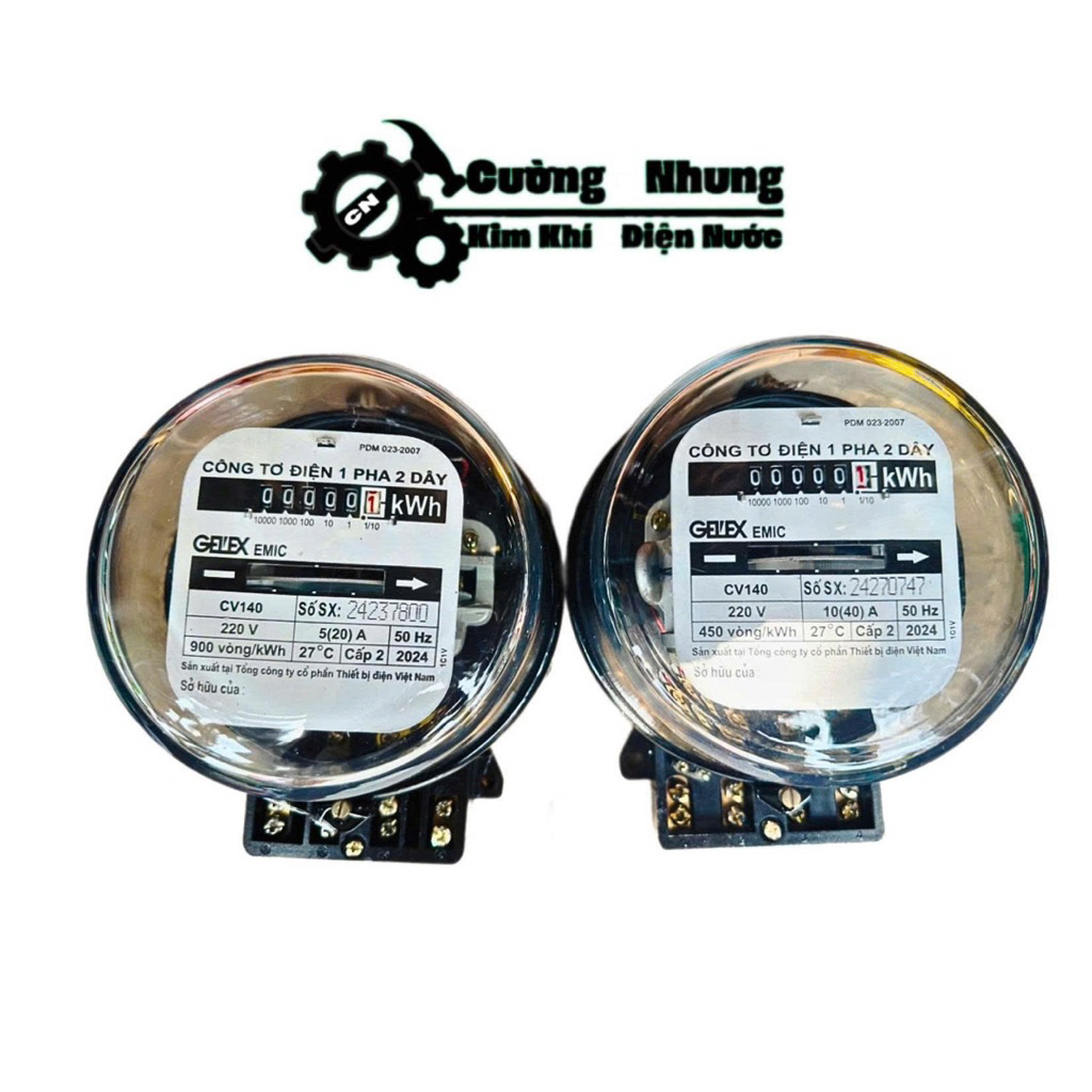 Công tơ điện 1 pha 2 dây