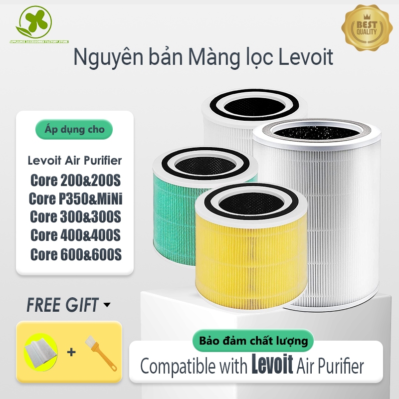 Lõi Lọc Không Khí Levoit Core 200S/300s/P350/mini/400s/600s.àng lọc không khí HEPA và than hoạt tính