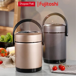 Hộp cơm giữ nhiệt 3 tầng 2 khay Fujitoshi GN2L đựng cơm đồ ăn giữ nhiệt 7 - 9H