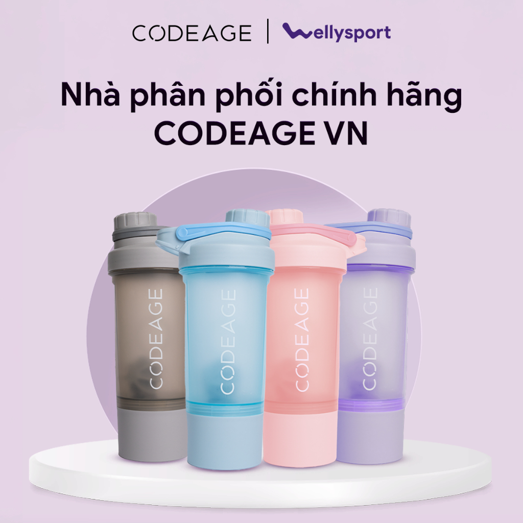 Bình Lắc Codeage, Bình Shaker Codeage Tiện Dụng - Chính hãng