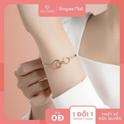 Lắc Tay Vàng Tây 14k LLF183 Huy Thanh Jewelry