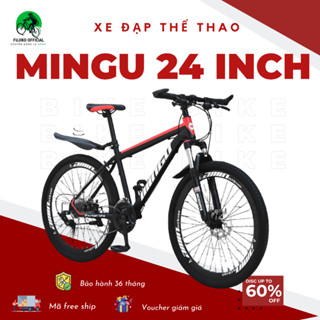Xe đạp thể thao ngoài trời FUJIKO OFFICIAL MINGU, vành xe 24 inch