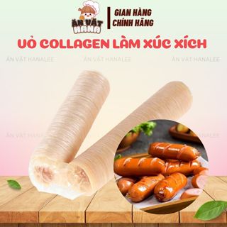 Vỏ Collagen Làm Xúc Xích, Lạp Xưởng của Viscofan Đức - Ăn Vặt Hanalee