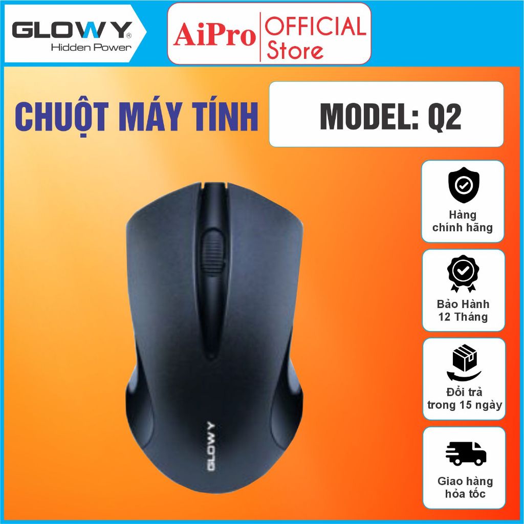 Chuột máy tính chính hãng Forder | Glowy  - Bảo hành 12 tháng !!!