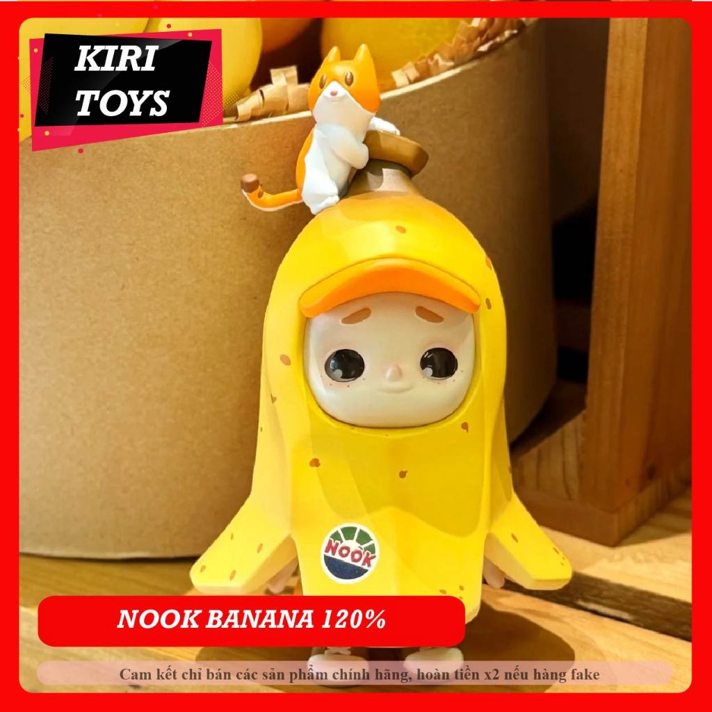 Nook Banana 120% phiên bản giới hạn QDF Shanghai 2025 - 52TOYS