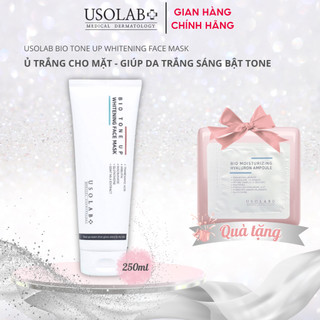  Kem ủ trắng mặt body USOLAB Bio Tone Up Whitening Face Mask giúp làm trắng da mặt nâng tone dành cho mọi loại da 