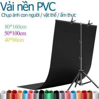 Phông nền chụp ảnh PVC,  màu trơn, thích hợp phát sóng/chụp ảnh trực tiếp, chống nhăn/chống bụi/chống thấm nước