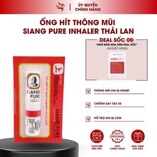  Ống hít thông mũi Siang Pure Inhaler Thái Lan 2cc Nội địa thái lan 