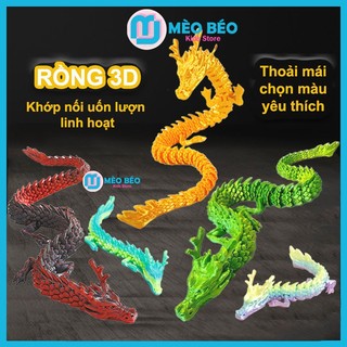  Mô Hình Đồ Chơi Độc Lạ Rồng In 3D Có Khớp - Mèo Béo Kids Store 