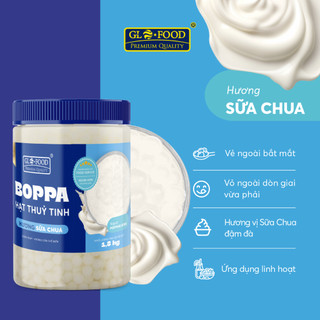 BOPPA SỮA CHUA GLOFOOD - Hạt Thuỷ Tinh/ Hạt Nổ/ Thạch Nổ topping đồ uống