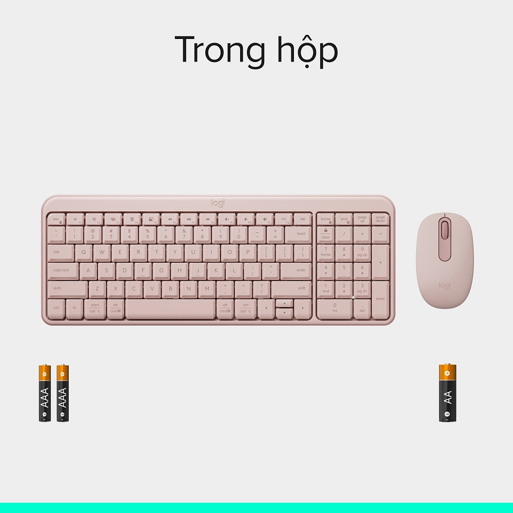 Combo Bàn phím & chuột không dây Bluetooth Logitech MK250 - dễ kết nối, thiết lập, thiết kế nhỏ gọn | BigBuy360 - bigbuy360.vn