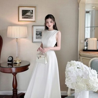 Đầm thiết kế dự tiệc dáng dài chiết eo thời trang sang trọng Callene (L2604)