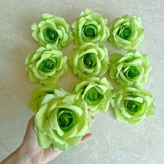 Combo 10 đầu bông hoa hồng giả
