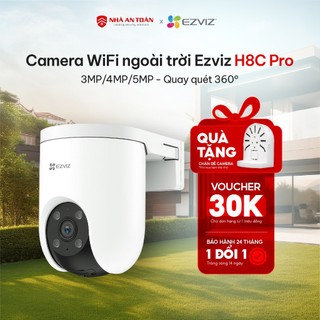 Camera WIFI EZVIZ H8C Pro 3MP/ 4MP/ 5MP, Quay Ngoài Trời 360 Độ, Đàm Thoại, Nén H265, Ghi Hình Màu