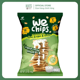 (Ship hỏa tốc) WE CHIPS - Snack Ngũ Cốc Nguyên Cám Vị Kem Chua & Hành Tây, Whole Grain Chips, Sour Cream & Onion