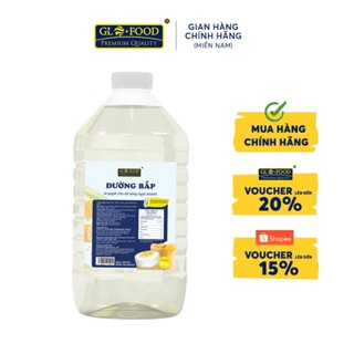 ĐƯỜNG BẮP GLOFOOD 6 KG - Nước Đường Pha Chế Ngọt thanh - Tiện lợi