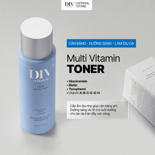  VHL x DIV  Toner DIV Phức Hợp Multivitamin Hỗ Trợ Dưỡng Ẩm Mềm Mịn Da 400ml Tặng Kem Dưỡng Sáng DIV Vitamin B3 50g 