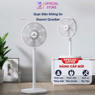 Quạt cây, Quạt điện Xiaomi Qcooker THẾ HỆ MỚI 7 cánh Không ồn có điều khiển từ xa, quạt đứng tiết kiệm điện năng