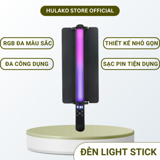 Đèn Led Light Stick Cầm Tay Đa Màu RGB HULAKO - Cầm Tay Gọn Nhẹ, Dùng Cho Concert, Chụp Ảnh, Video Content & Livestream