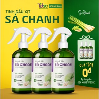 Chai Xịt Tinh Dầu Sả Chanh Nguyên Chất Thơm Phòng Đuổi Muỗi TINHDAUSACHANH 100/500ml Tinh Dầu Sả Xịt Phòng Khử Mùi