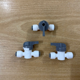 Van Khóa Nước 2 Đầu Dây 6mm - (Dùng Đóng/Mở Nguồn Nước Và Trong Bộ Van Xả Thải Máy Lọc Nước RO)