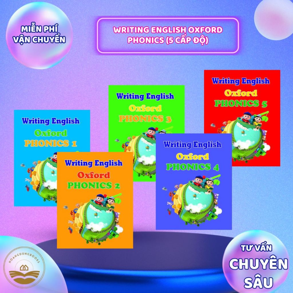 Sách tiếng Anh - Vở tập viết từ vựng Writing English Oxford Phonics