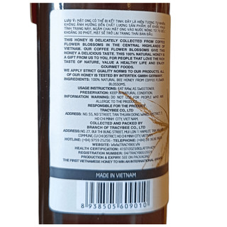 Mật Ong Hoa Cà Phê Tracybee 600Ml