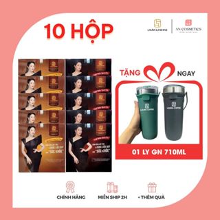 [TẶNG LY 710ML] 10 Hộp Cà Phê Laura Coffee Nhật Kim Anh (Tặng Ly Laura Coffee 710ml - Màu ngẫu nhiên)