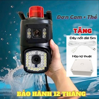   TẶNG HỘP KỸ THUẬT đơn cam + thẻ  Camera YooSee 2 Mắt Ngoài Trời F36 PRO GÓC RỘNG Chuẩn 4K Siêu Nét 