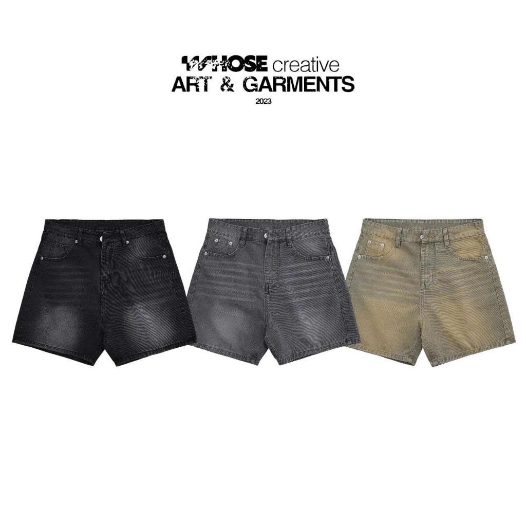 ABOVE-KNEE WASHED SHORT - Quần short wash trên gối Whose Studio