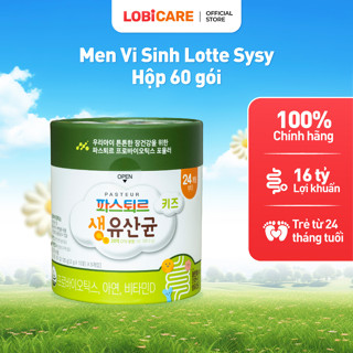  Mẫu thử men vi sinh Sysy Lotte Hàn Quốc Date 10 2023 bổ sung lợi khuẩn hỗ trợ cho bé táo bón biếng ăn 20 gói 10x2g 