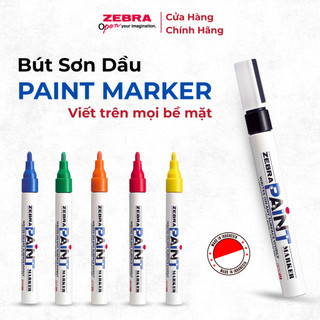Bút sơn dầu paint marker mop-200mz zebra pen - viết tất cả bề mặt, thương hiệu nhật bản