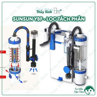 Lọc Treo Tách Phân SUNSUN YBF 500 | Máy Lọc Hồ Cá | 8m2