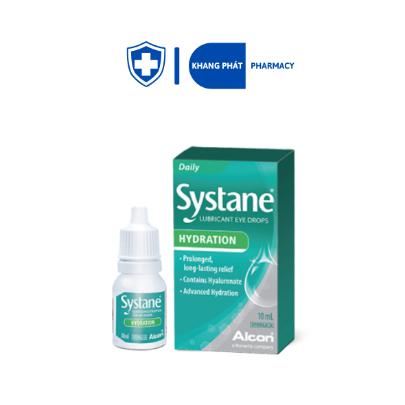 Systane® HYDRATION dung dịch nhỏ mắt , giảm rát và kích ứng mắt ngay cả khi đeo kính áp tròng xuất x
