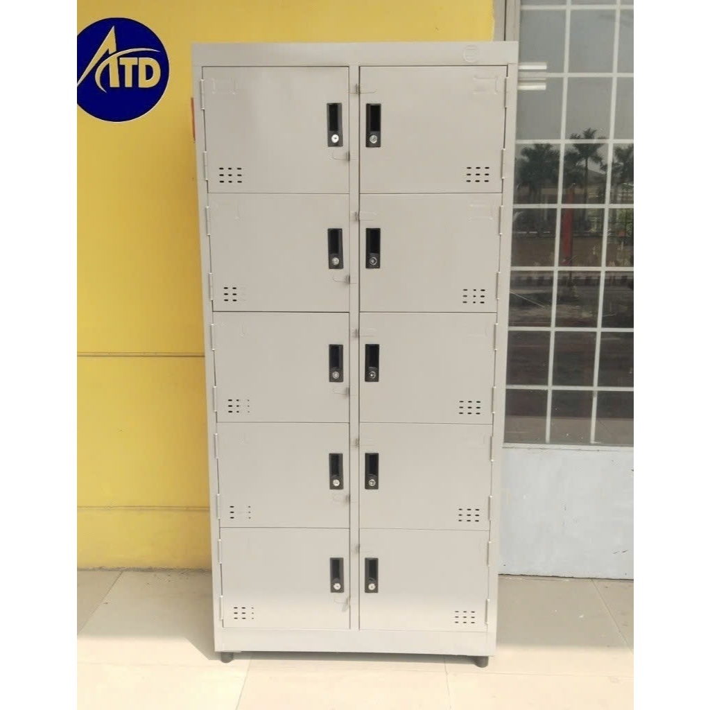 Tủ locker nhiều ngăn - Tủ locker mini đựng tài liệu hồ sơ văn phòng tiện lợi