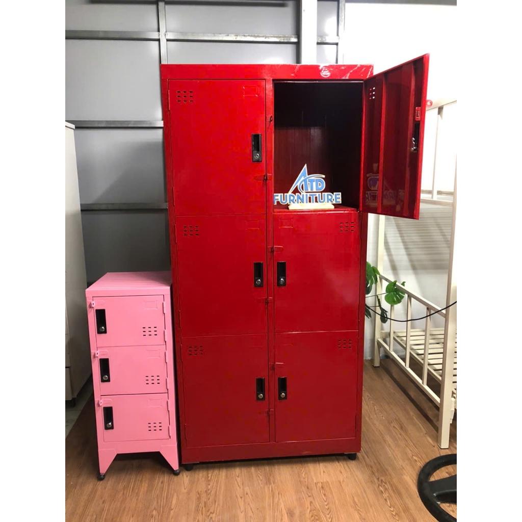 Tủ locker nhiều ngăn 2-15 cửa, tủ locker mini 3-6 tầng đựng hồ sơ cho văn phòng