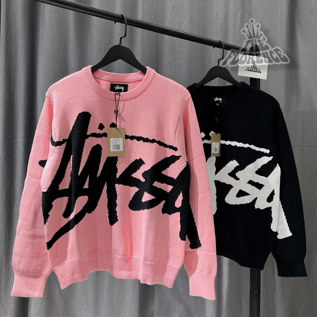 [CAM KẾT CHÍNH HÃNG 100%_CÓ SẴN] Áo Khoác Stussy STOCK LOGO SWEATER