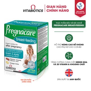 Thực Phẩm Bảo Vệ Sức Khỏe PREGNACARE Breast-feeding Bổ Sung Vitamin Cho Phụ Nữ Cho Con Bú 84 Viên Vitabiotics