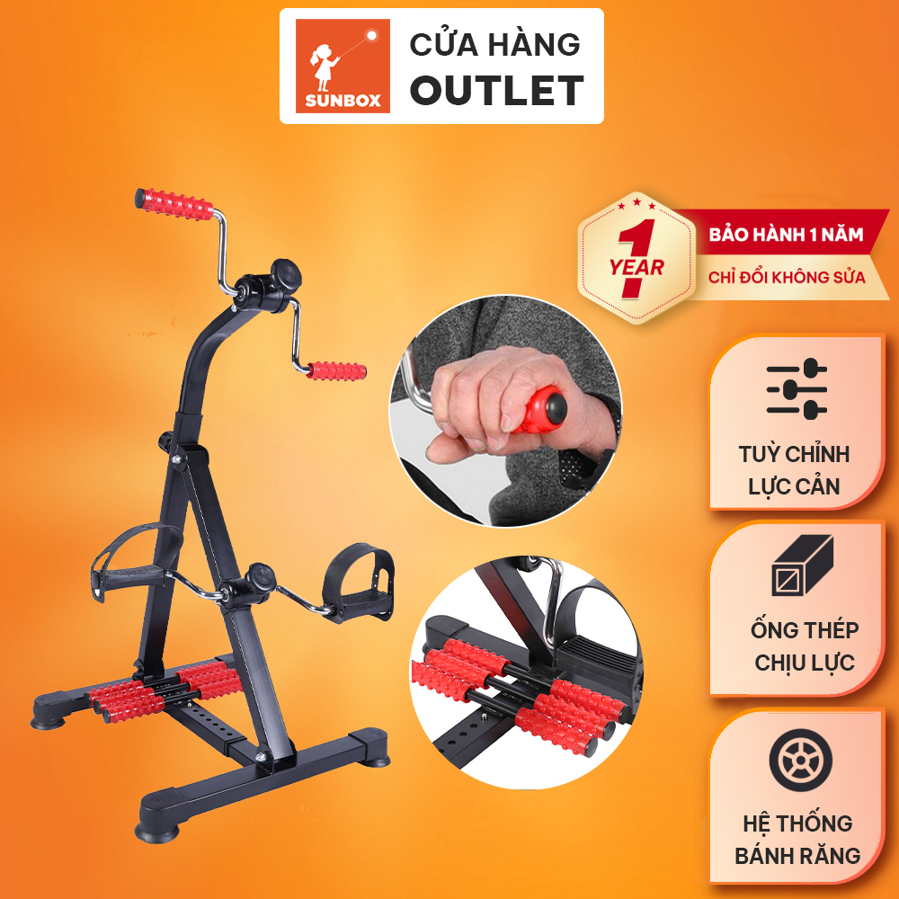 Xe đạp tập thể dục tại nhà, trị liệu GoodFit GF005PE có bánh răng mát-xa, tuỳ chỉnh chiều cao