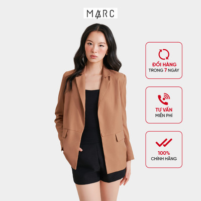 MARC FASHION  Áo Blazer/Khoác Nữ Form Cơ Bản Tay Dài 2 Túi - CBMH042124