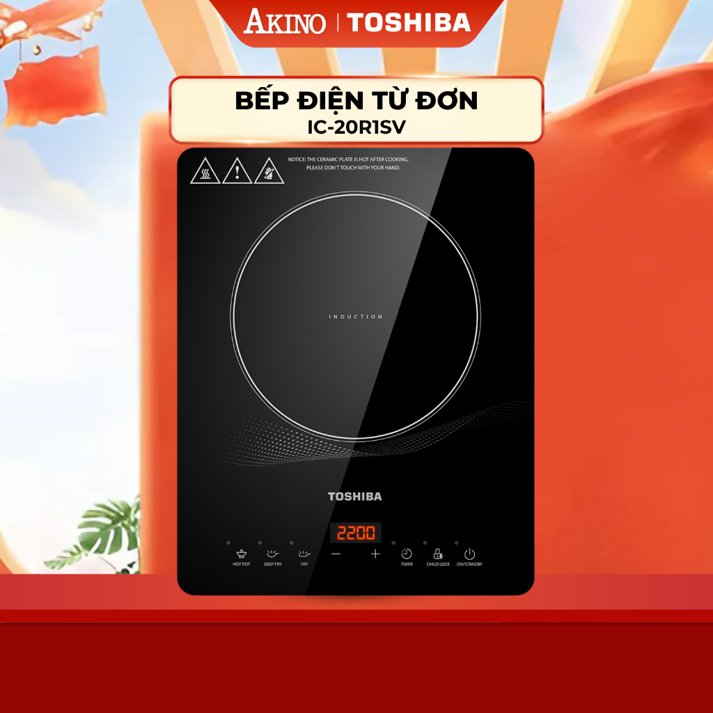 Bếp từ đơn Toshiba IC-20R1SV - Hàng Chính Hãng