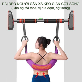 [SẴN HÀNG] ĐAI KÉO GIÃN CỘT SỐNG Đai thắt lưng tập thể dục sức chứa mạnh không cần lắp đặt, thư giãn cột sống