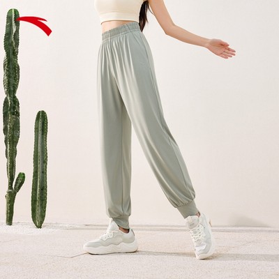 [UPF100+] ANTA Nữ A-Cool II Pickleball Badminton Yoga Training Quần dài thể thao Knitted Track Pants 9625B7301