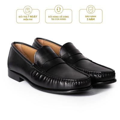 Giày Loafer Cao Cấp - PF002  - Da Bò Cao Cấp Lót Trong Da Bò Mộc - Thương hiệu Be Classy