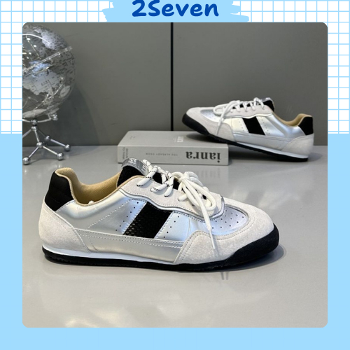 Giày nam sneaker phong cách Retro classic – phối da lộn thời trang Basic Unisex - GH78 - 2SEVEN